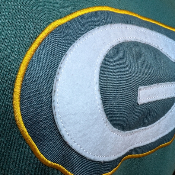 GREEN BAY PACKER NFL TEAM APPAREL Classic Stitched G Logo Sweatshirt SZ M - Picture 4 of 14
